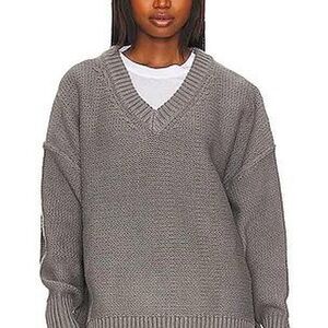 Free people alli v neck sweater